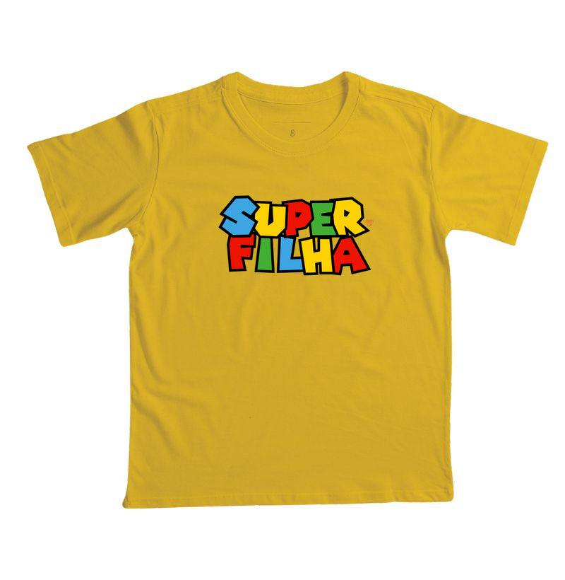 Camiseta Infantil Super Filha
