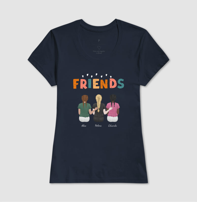 Camiseta Personalizada - Melhores Amigas