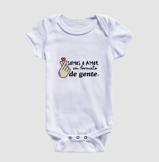 Body Infantil Família Formato de Gente