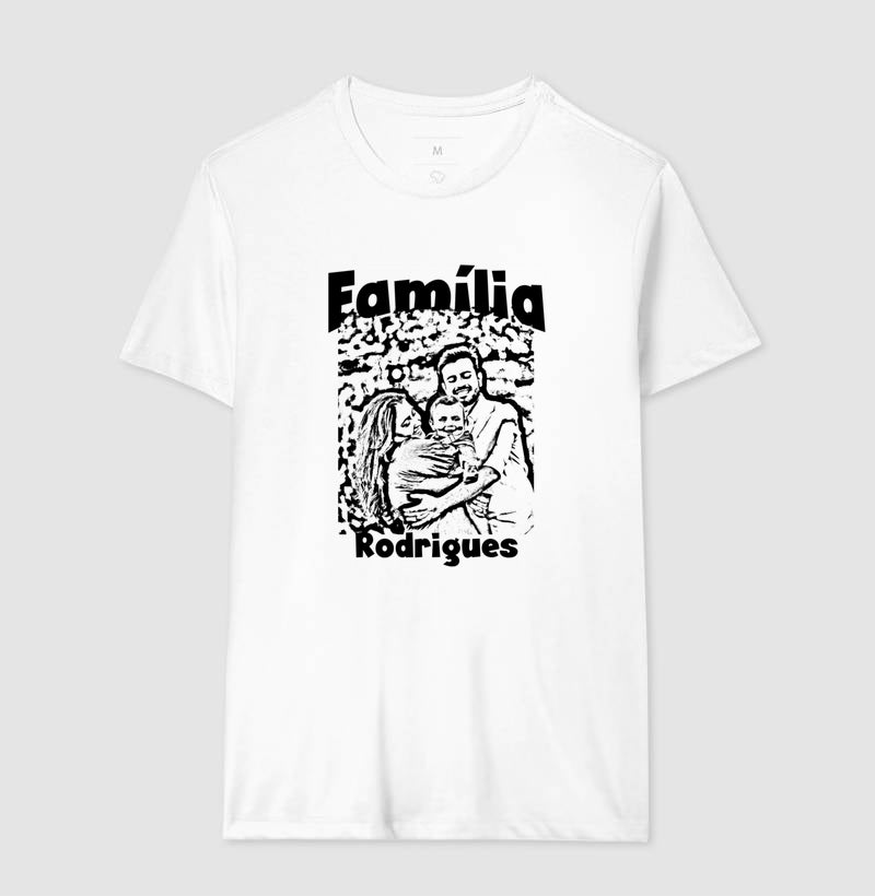 Camiseta - Retrato Família