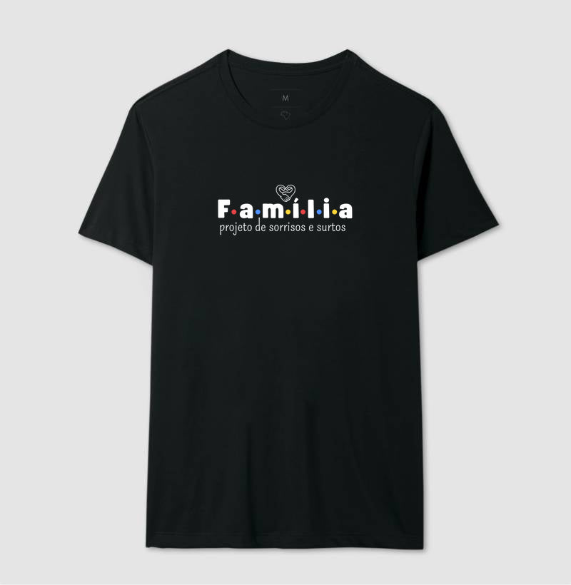 Camiseta Família - Projeto de sorrisos e caos