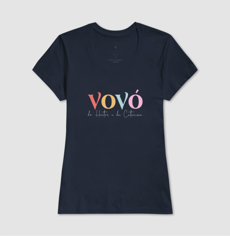 Camiseta - Vovó Colorida