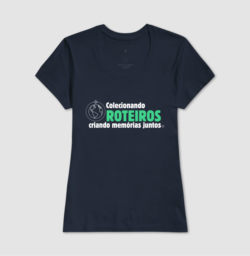 Camiseta Viagem - Colecionando Roteiros