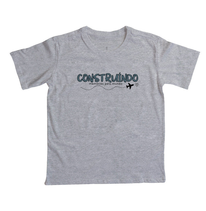 Camiseta Infantil- Construindo Memórias pelo Mundo