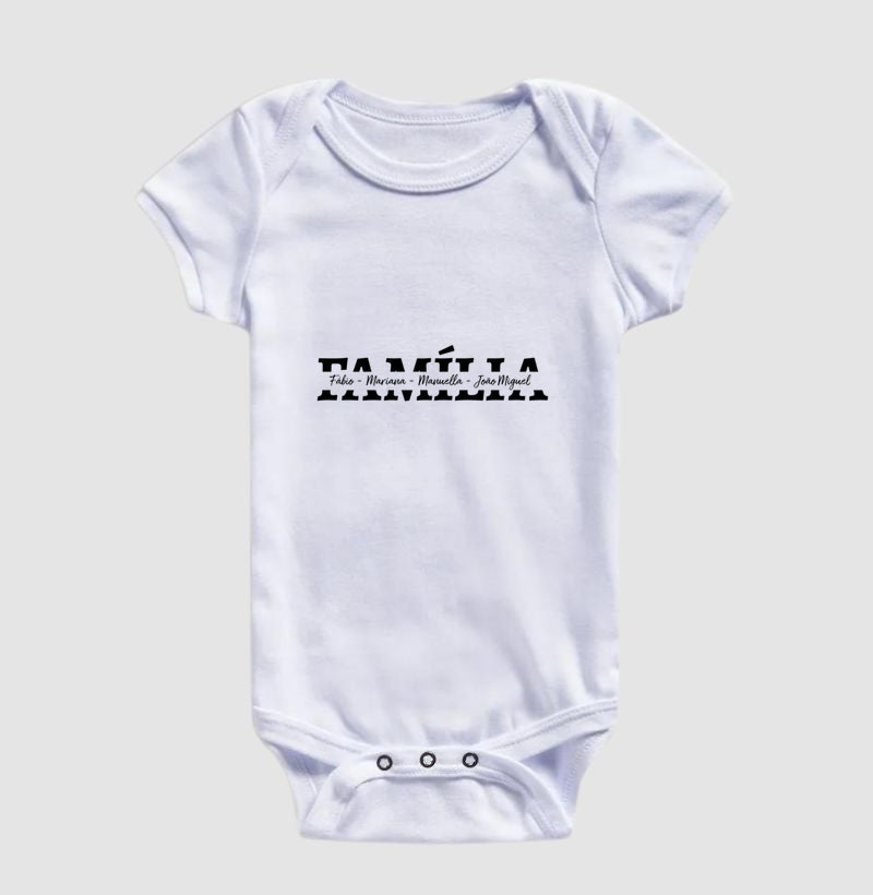 Camiseta Família - Nome dos integrantes