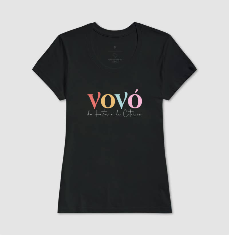 Camiseta - Vovó Colorida