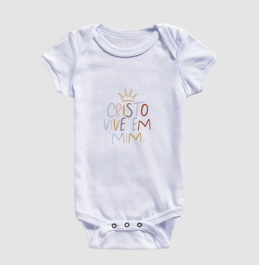 Body Infantil Cristo Vive em mim