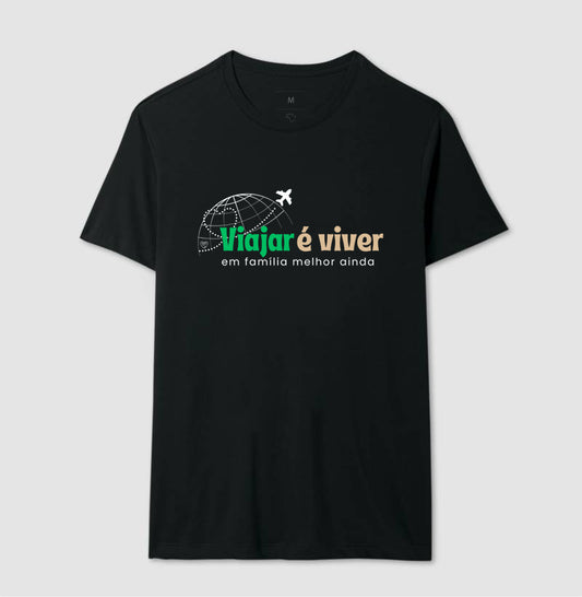 Camiseta - Viajar é Viver