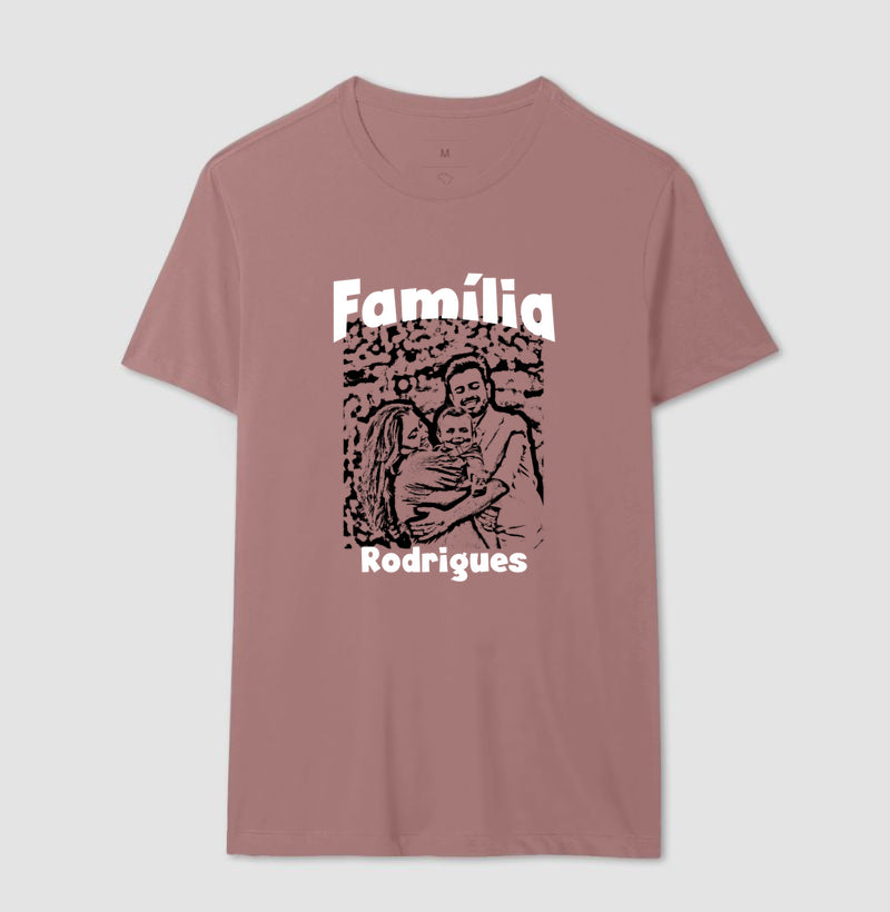 Camiseta - Retrato Família