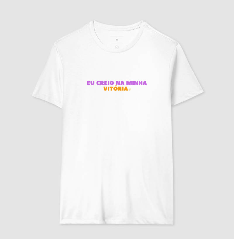 Camiseta Personalizada - Eu creio na vitória