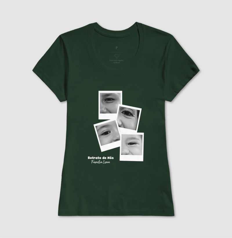 Camiseta Família - Retrato de nós