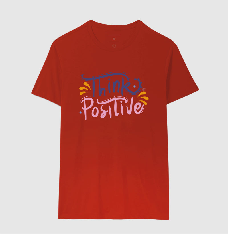 Camiseta Mãe - Think Positive