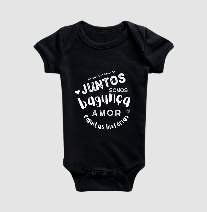 Body Infantil - Família Juntos somos Bagunça