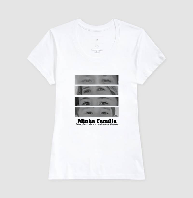 Camiseta Personalizada Família - Olhares