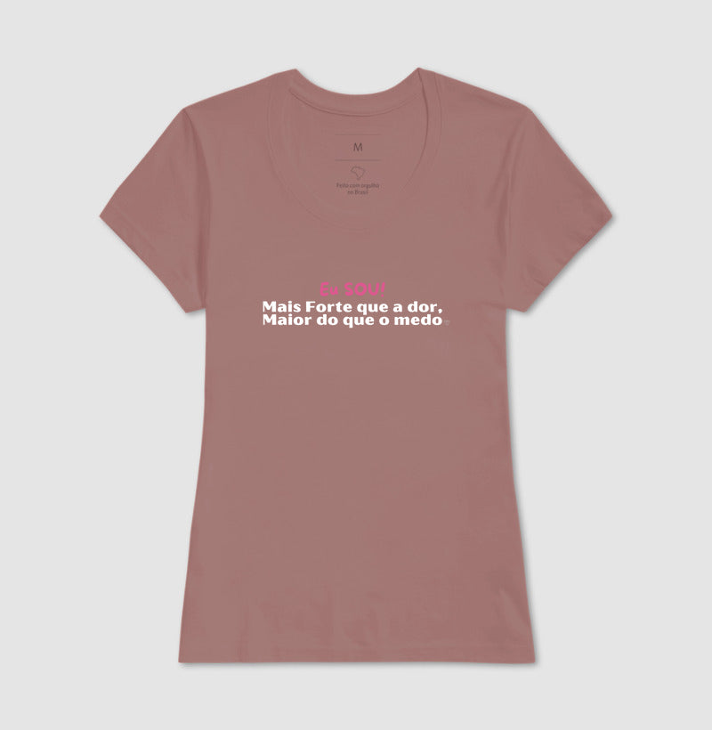 Camiseta Personalizada - Eu sou maior do que a dor