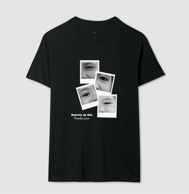 Camiseta Família - Retrato de nós