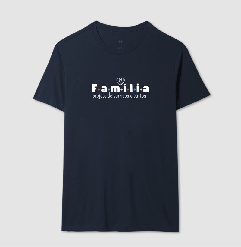 Camiseta Família - Projeto de sorrisos e caos