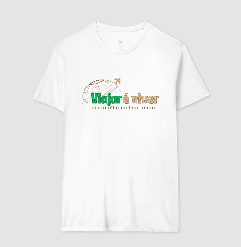 Camiseta - Viajar é Viver