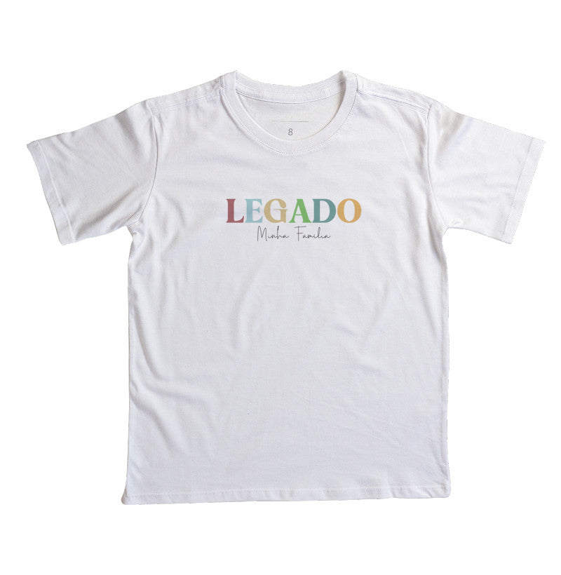 Camiseta Infantil - Legado ( Pode personalizar)