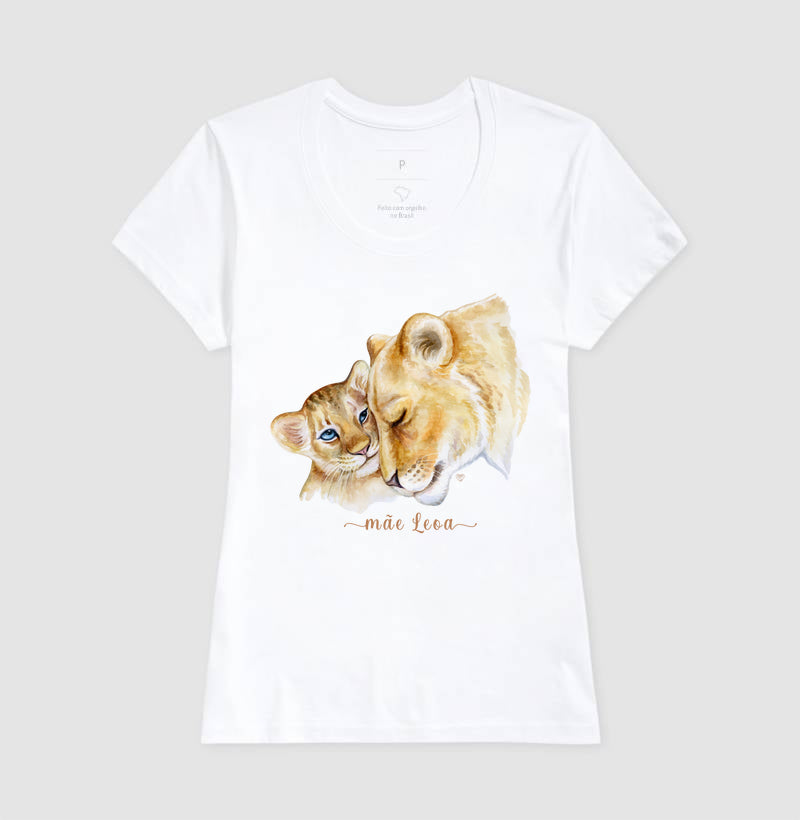 Camiseta Mãe - Leoa