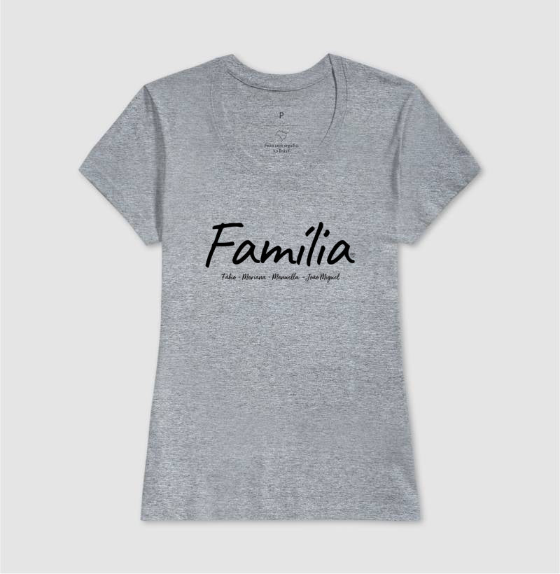 Camiseta Personalizada Família