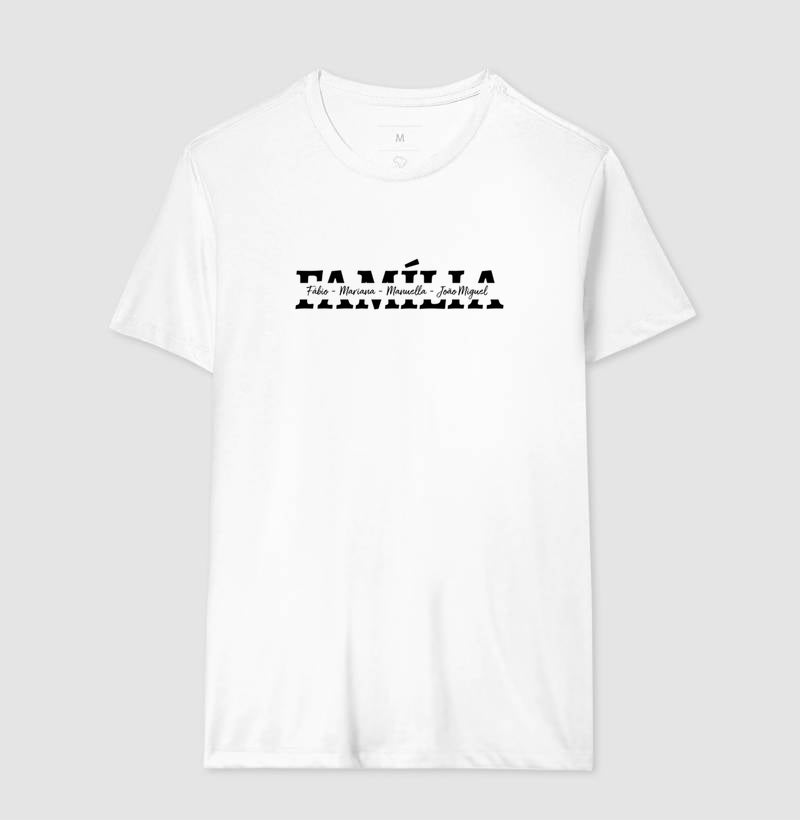 Camiseta Família - Nome dos integrantes