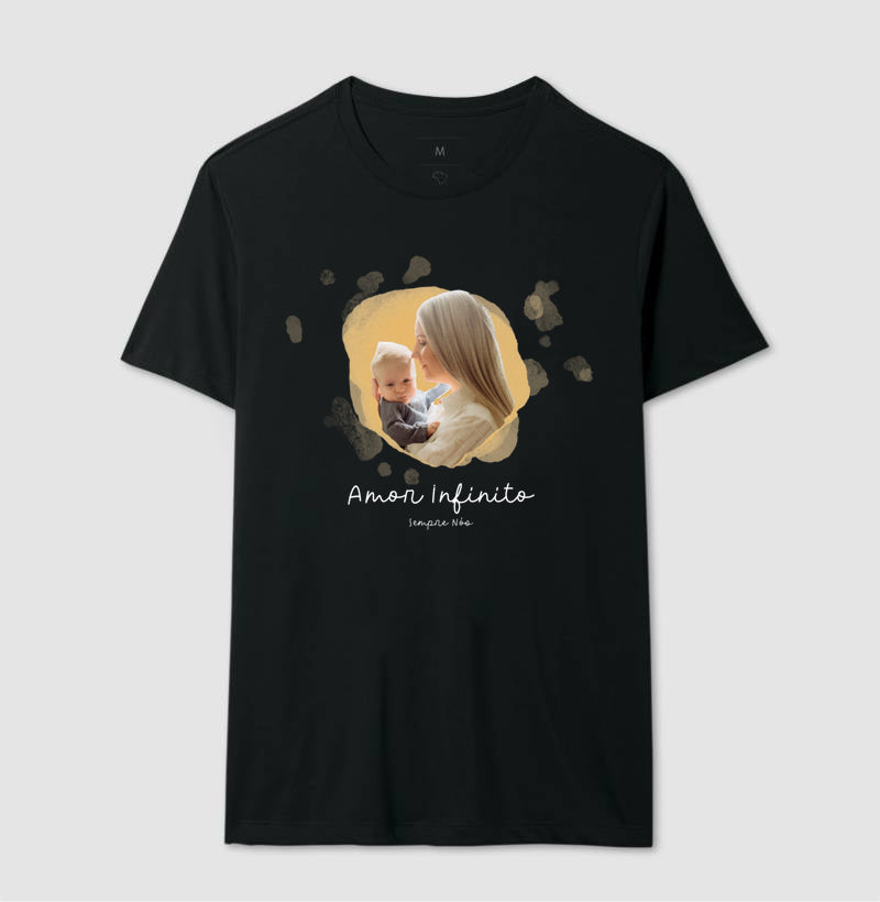 Camiseta Personalizada Mãe e Filho - Amor Infinito