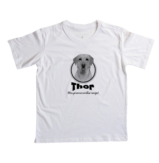 Camiseta Infantil Personalizado - PET meu melhor amigo
