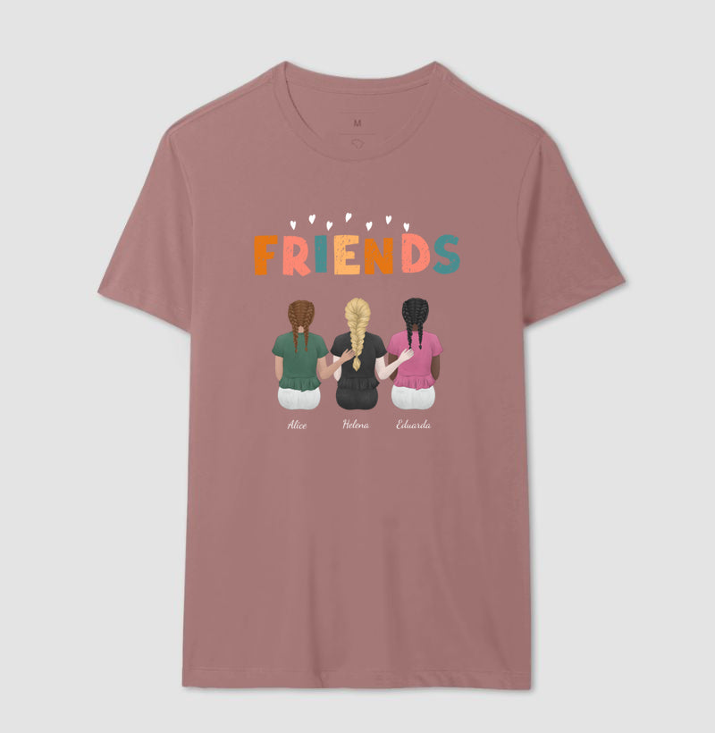 Camiseta Personalizada - Melhores Amigas