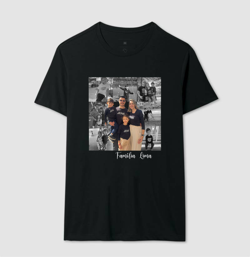 Camiseta Família - Quadrados de História