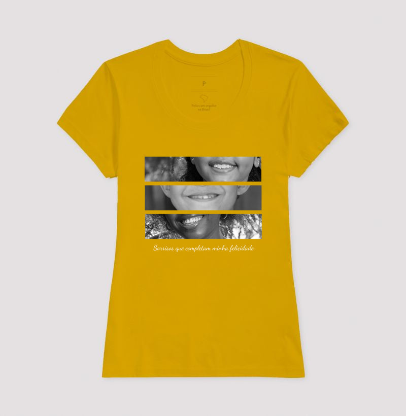Camiseta Sorrisos de Felicidade