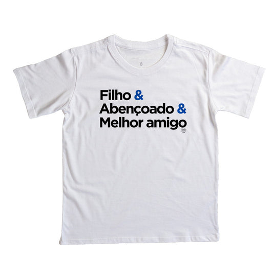 Camiseta Infantil Melhor amigo do Pai