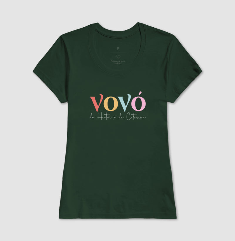 Camiseta - Vovó Colorida