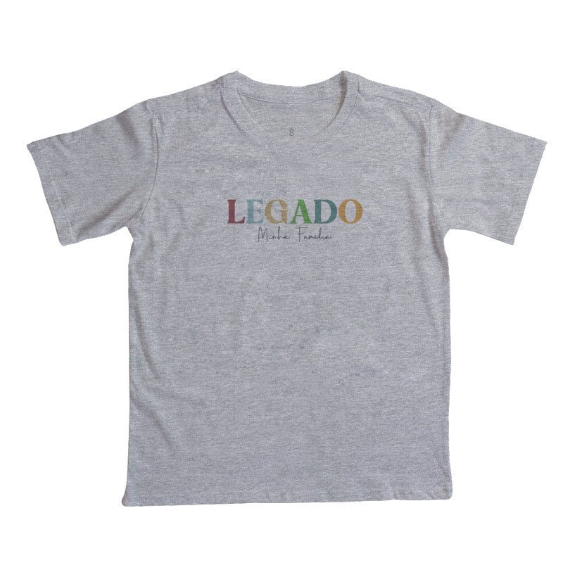 Camiseta Infantil Personalizada Legado ( Pode personalizar)