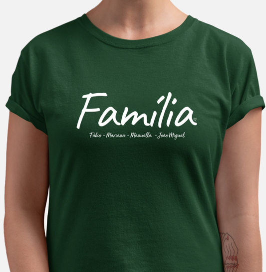 Camiseta Personalizada Família