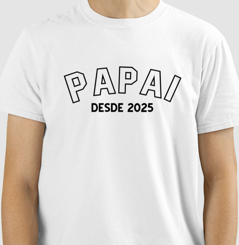 Camiseta Pai - Papai e ano
