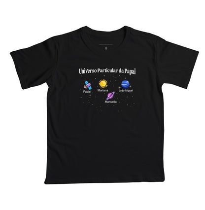 Camiseta Infantil Personalizada - Universo Particular