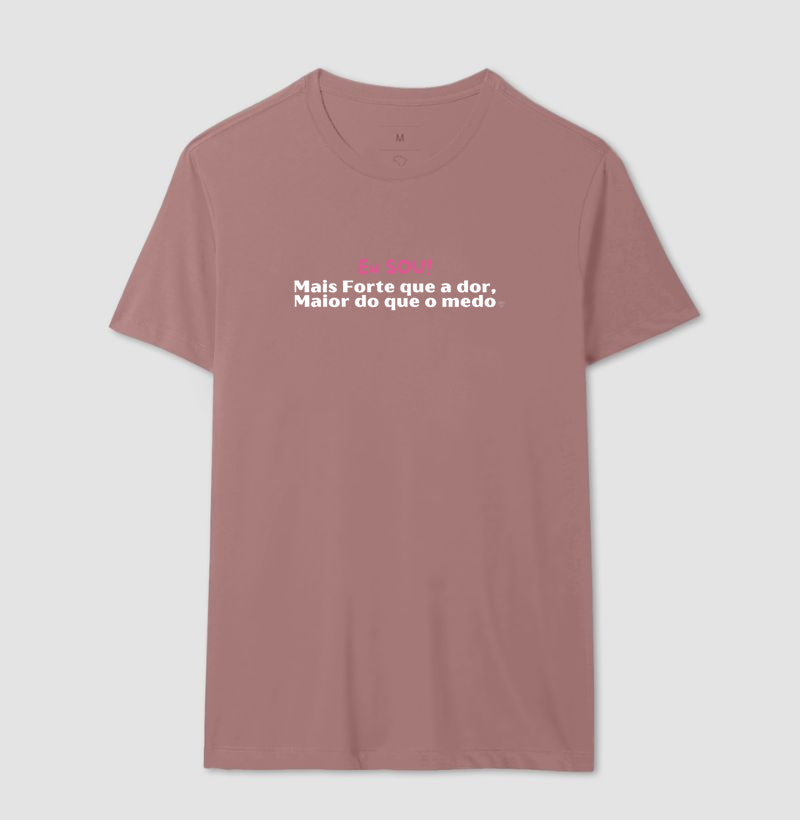 Camiseta Personalizada - Eu sou maior do que a dor