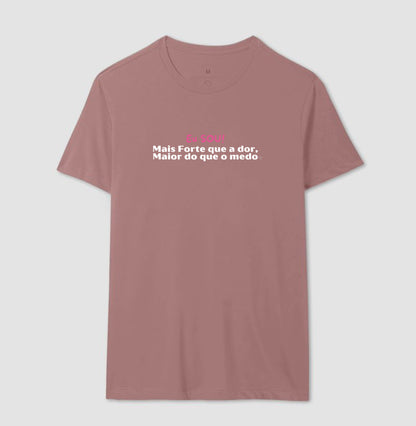 Camiseta Personalizada - Eu sou maior do que a dor