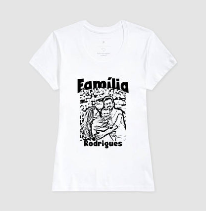 Camiseta - Retrato Família