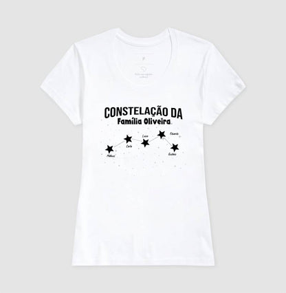 Camiseta Personalizada - Constelação Familiar