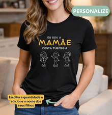 Camiseta Personalizada Eu sou a Mamãe desta turminha