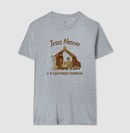 Camiseta natal Jesus Renasceu