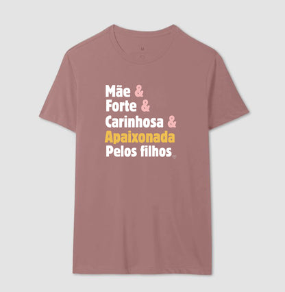 Camiseta para a Mãe apaixonada pelos filhos