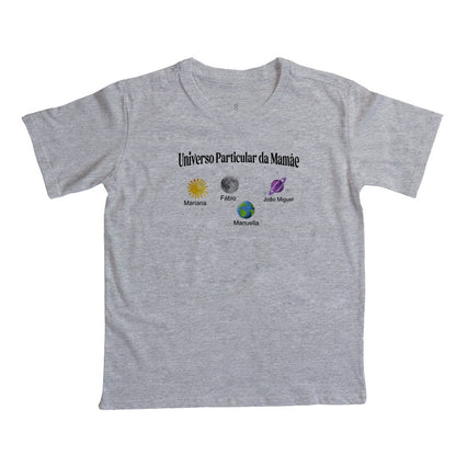 Camiseta Infantil Personalizada - Universo Particular