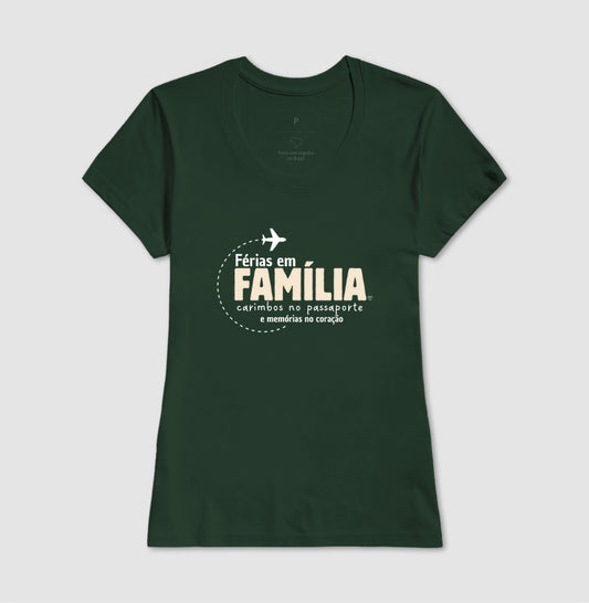 Camiseta Férias em Família