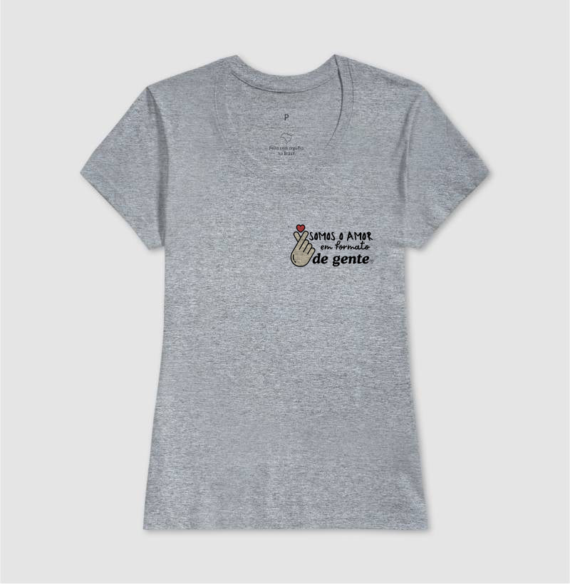Camiseta Família Formato de Gente