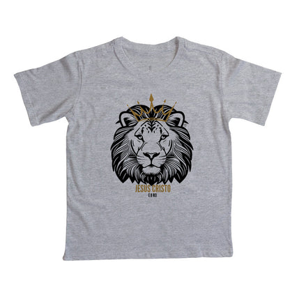 Camiseta Infantil Jesus Cristo é o Rei