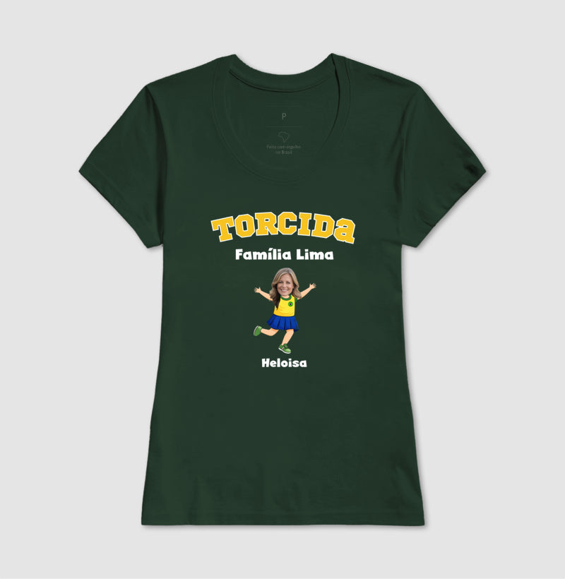 Camiseta Personalizada Torcida da Família