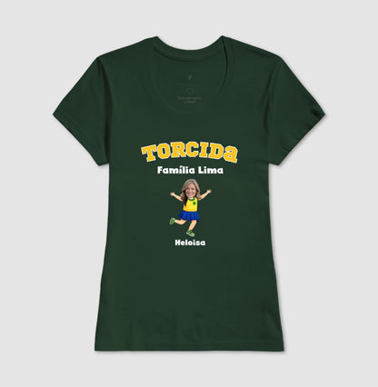 Camiseta Personalizada Torcida da Família